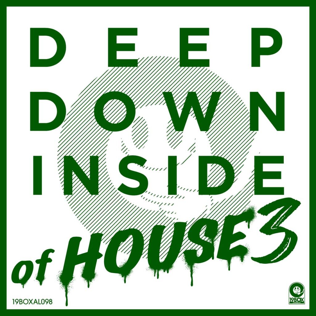 コンピレーションアルバムDEEP DOWN INSIDE OF HOUSE 3のアートワーク