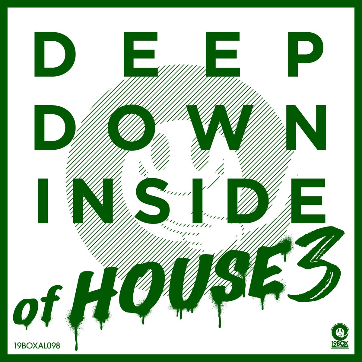 コンピレーションアルバムDEEP DOWN INSIDE OF HOUSE 3のアートワーク